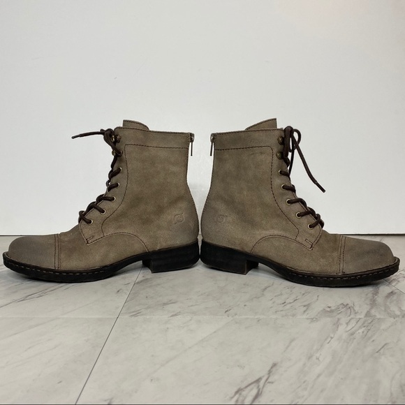 New! Born Kelisa Gray Lace Up Boot 5.5 - Picture 6 of 13